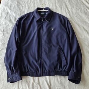 VTG Polo Ralph Lauren Bomber Jacket, Bi-Swing Jacket, Navy, Size L